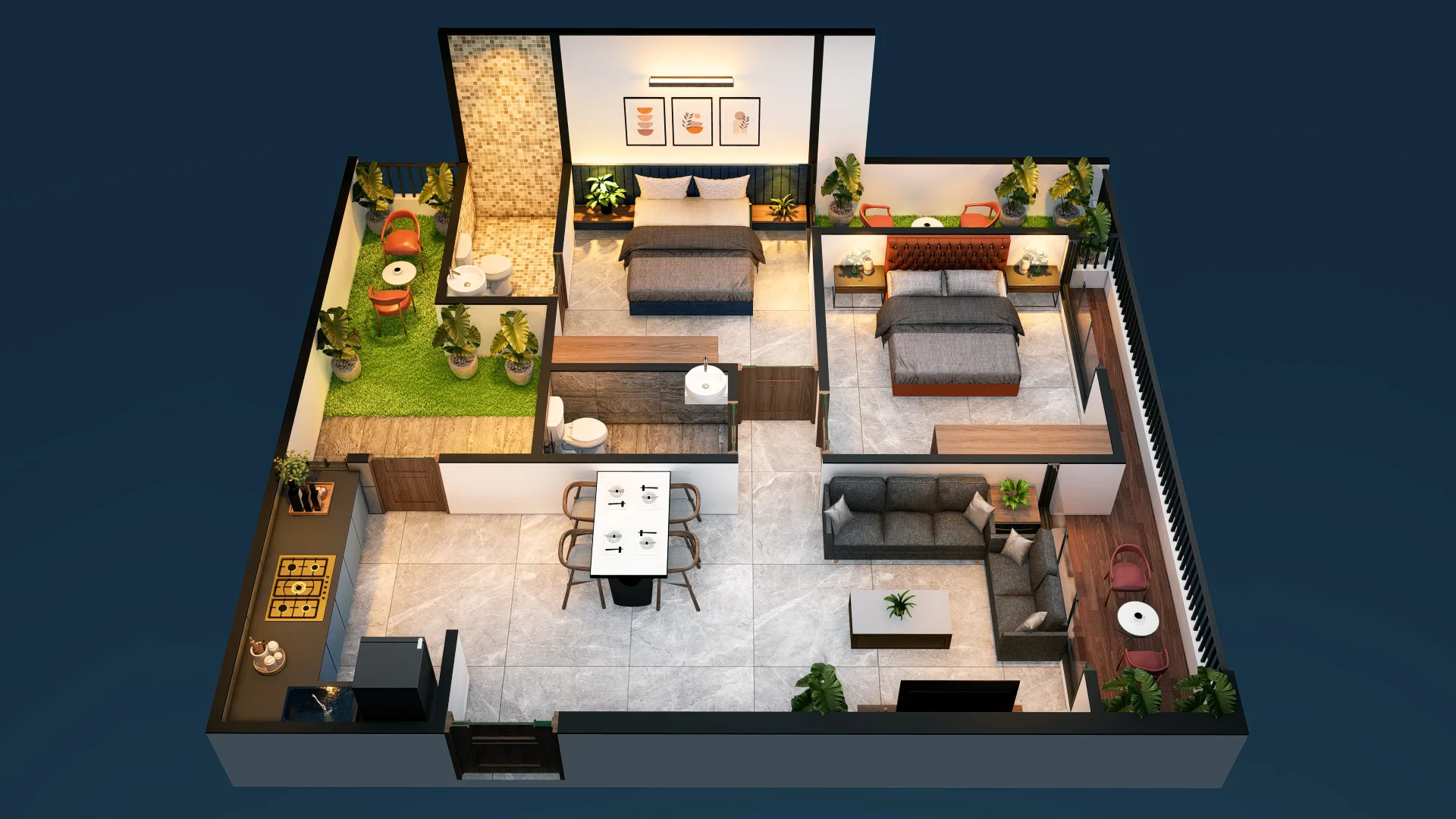 Cut Floor Plan