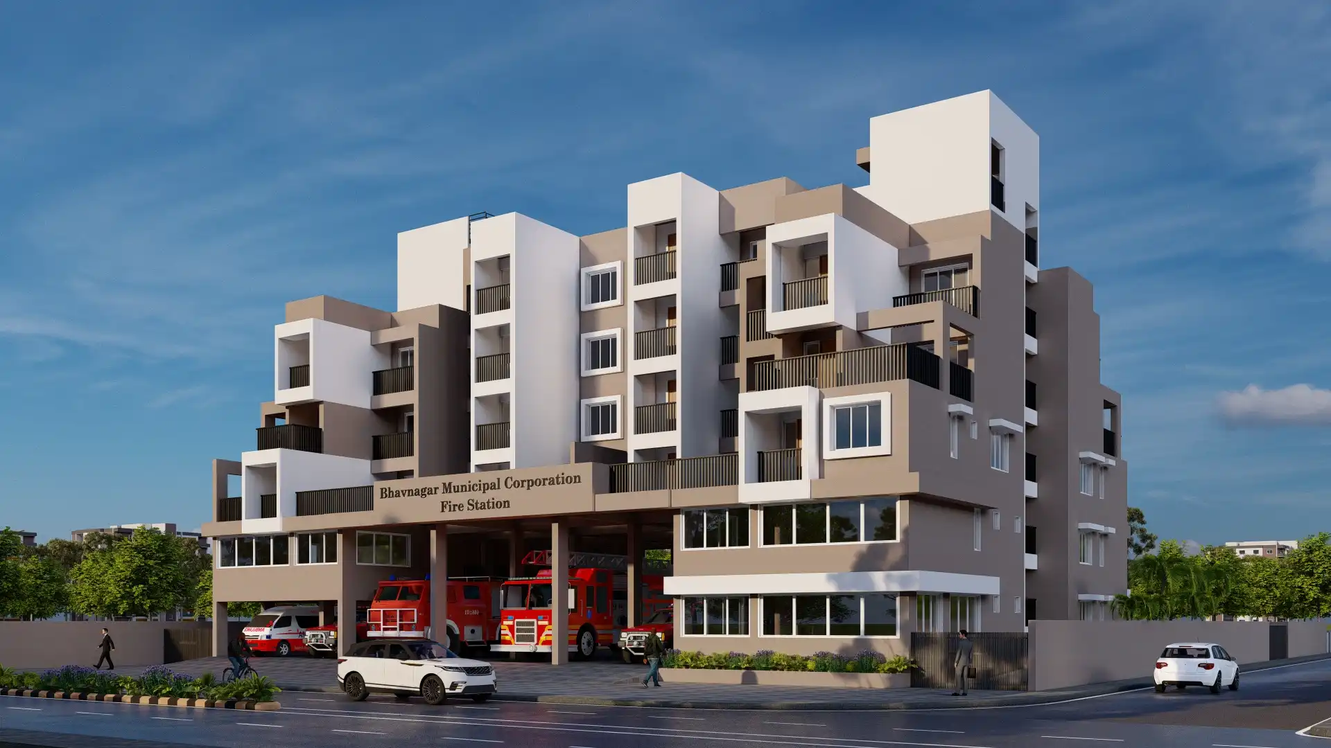 Fire Station Elevation Design